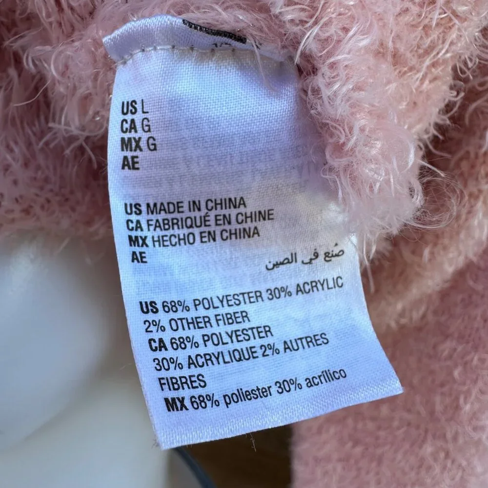 Epic Threads Pink Fuzzy Knit Sweater With Unicorn Design - Picture 3 of 10